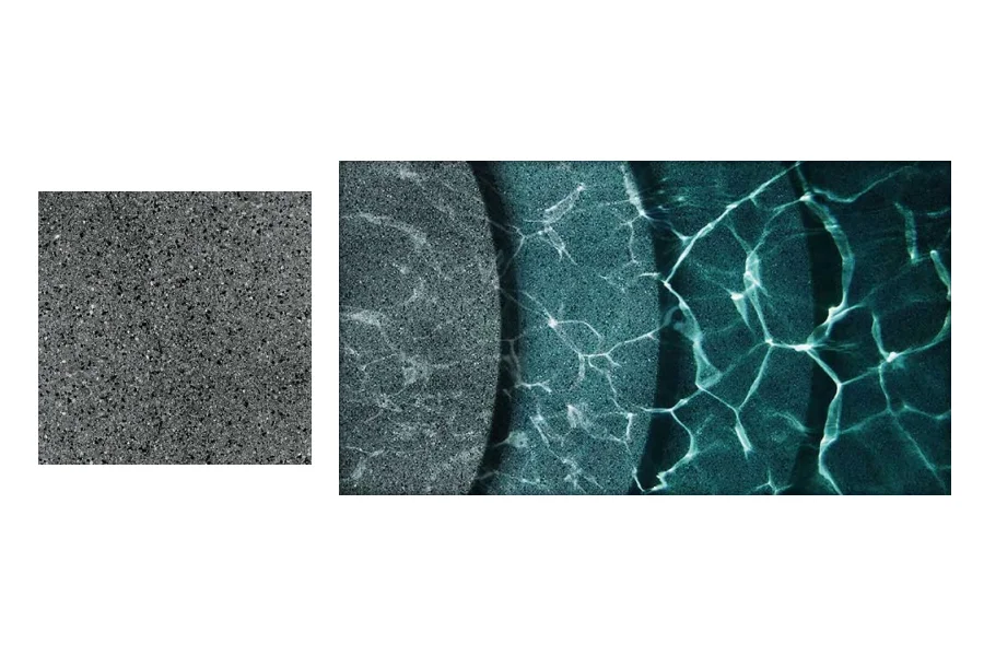 QuartzScapes Anvil manufacturer finish texture and water appearance from shallow to deep