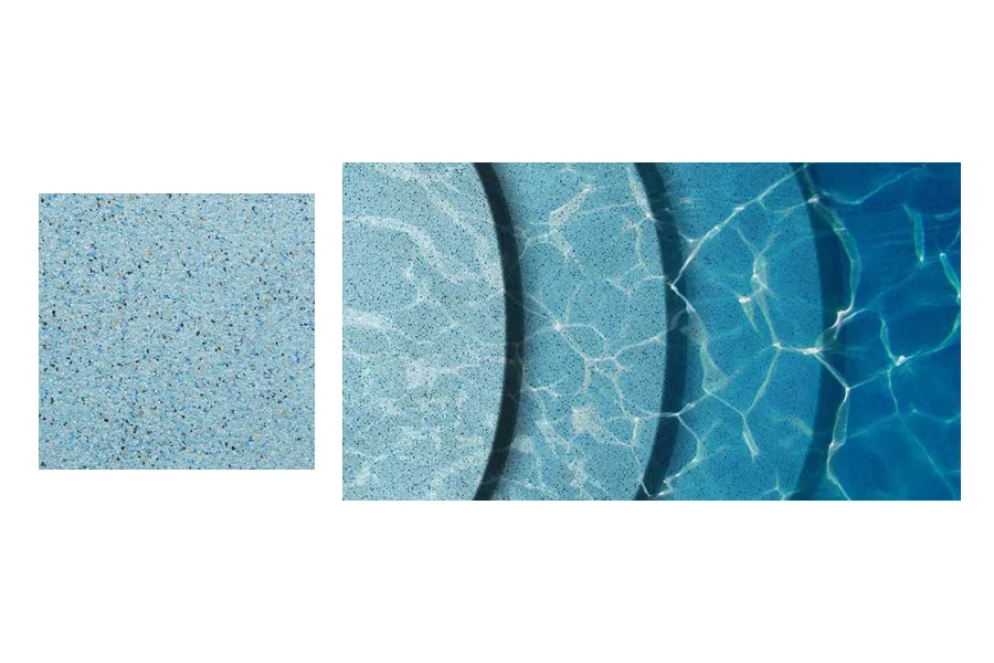 QuartzScapes Tahoe Blue manufacturer finish texture and water appearance from shallow to deep